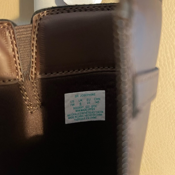 Stride Rite NWT Josephine Brown Knee High Boots Size 7W toddler - Picture 2 of 6